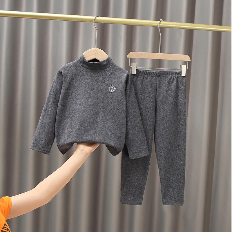 

Детский двухсторонний комплект термобелья из флиса с начесом: Зимнее тепло для мальчиков и девочек 100 cm