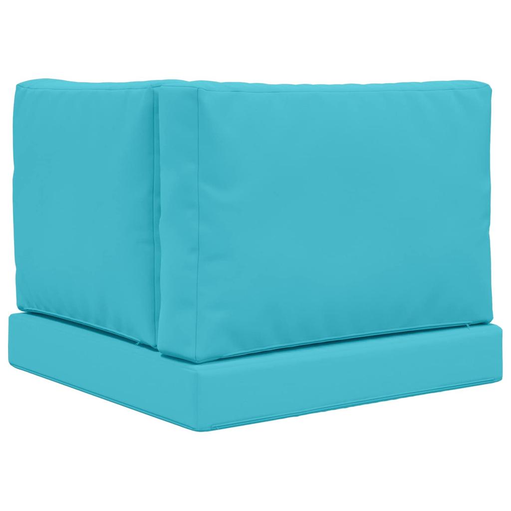 Outdoor Sofa Cushions 3 Pcs Turquoise Polyester