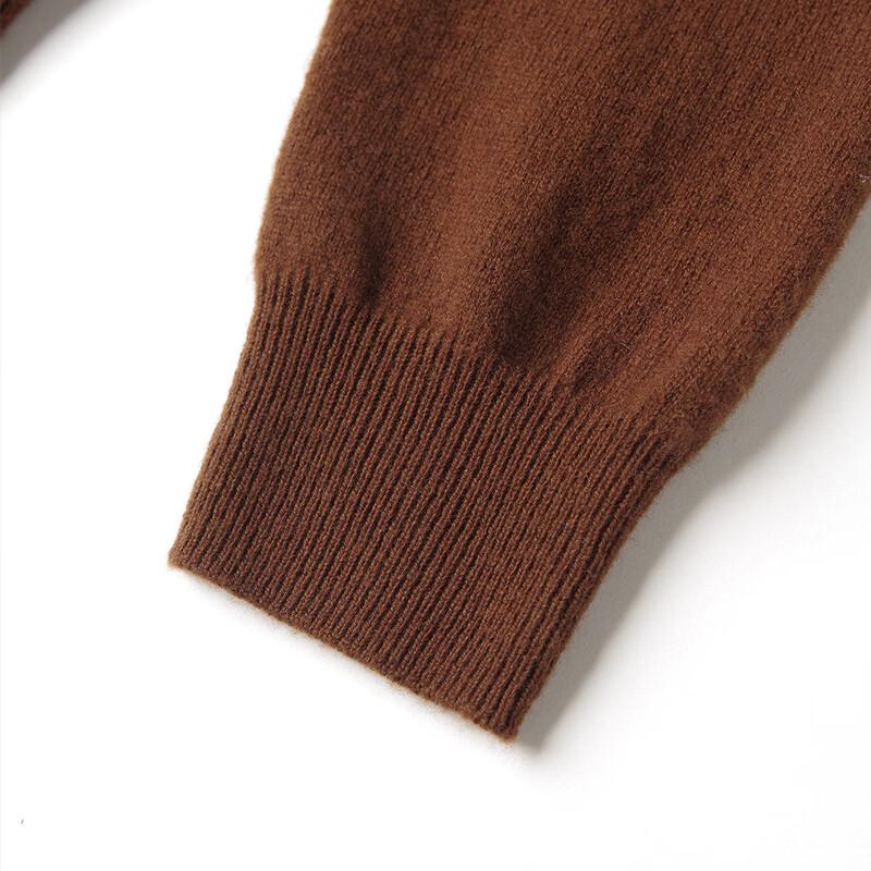 Srcr Women's Thick 100% Wool Peter Pan Collar Sweater