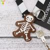 Leather Keychain Pendant, Portable Bag Hanging, Skull Keychain, Funny Halloween Skull Pendant