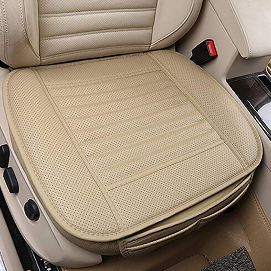 Breathable Leather Bamboo Car Seat Cover Pad Mat Auto Chair Cushion