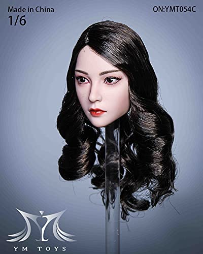 scale action figure compatible with TBLeague body YMTOYS YMT054C female college student style Asian beauty female head and clothes not [TOYBARJAPAN]