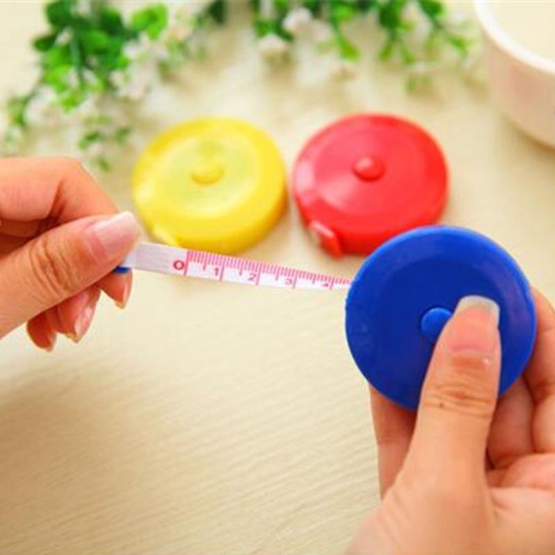 Retractable Measuring Tape Portable Body Tape Measure 1.5Meter for Fabric Sewing