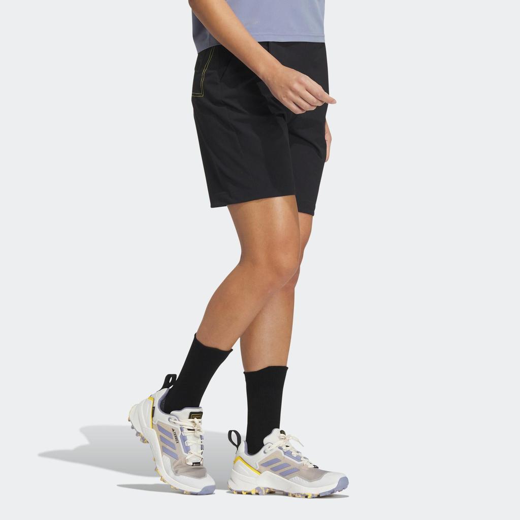 Adidas X National Geographic Women's Outdoor Windproof Training Shorts Black HY4696