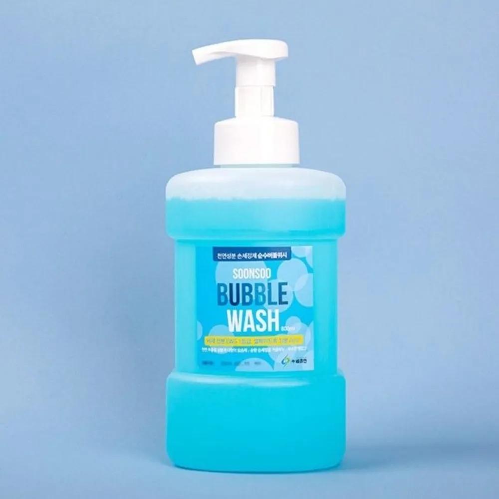 

UBA SOONSOO Bubble Wash Hypoallergenic Hand Wash Pump Type 800ml x 1