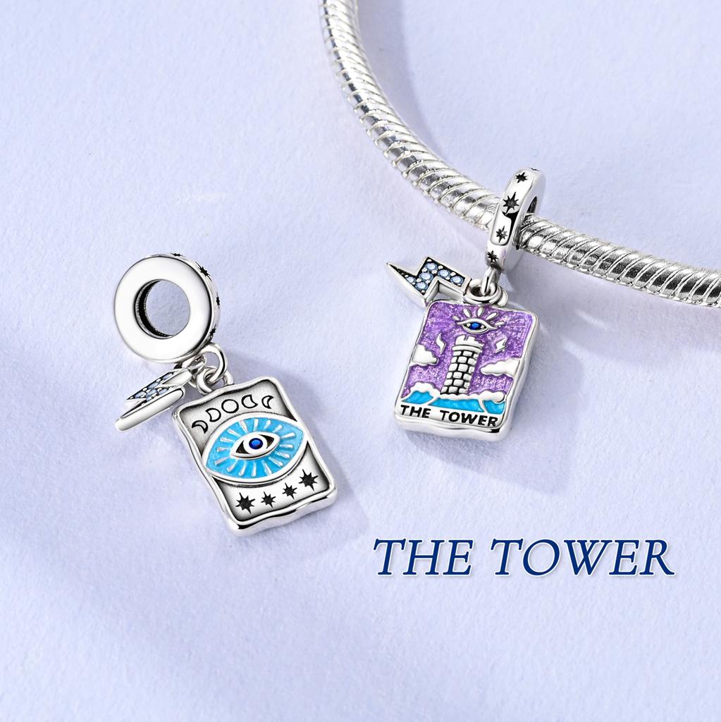 Copper Original Charms Tarot Card Love Sun Fit Bracelet Making For Woman Jewelry