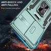 For Samsung Galaxy S25 Ultra Case Kickstand Slide Lens Lid PC+TPU Drop-Proof Phone Cover