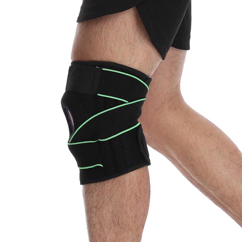 TULX Unisex Silicone Sports Knee Brace (Pair)