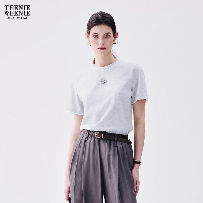 Teenie Weenie Women s Bear Letter T-Shirt L