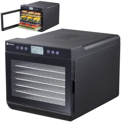 Food Dehydrator for Vegetables, Fruits, Mushrooms, Herbs, Fish, 7 Racks, 500 W, 230 V, Hendi 229064