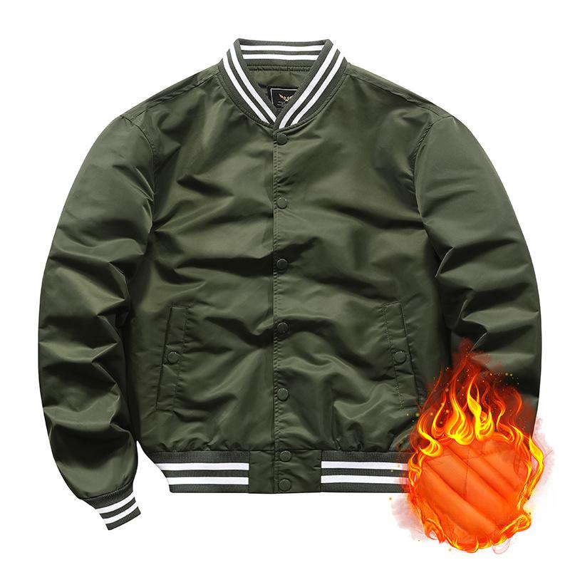 מדים בייסבול חזה לגברים מעיל פצצות אביב וסתיו גברים ונשים מעיל זוגי בסגנון זהה מעיל עבודה טרנדי
