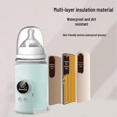 Universal Baby Bottle Warmer - Portable Night Feeding and Outing Device with Constant Temperature Heating