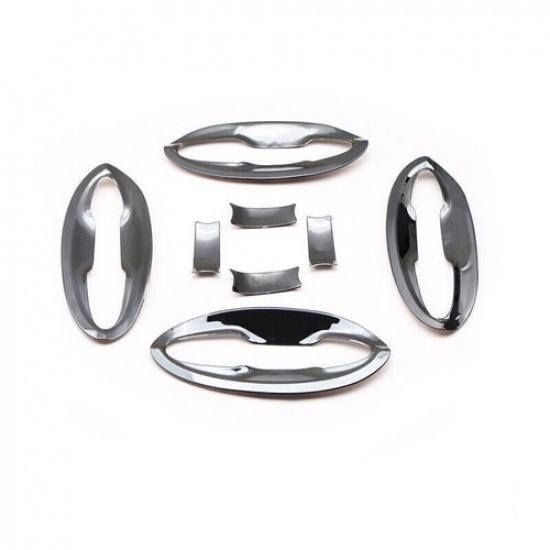 Exterior Side Door Bowl Cover Trim For Honda Fit/Jazz 2014-2020 Black Titanium