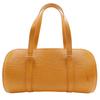 Soufflot Handbag M5222H Mandarin Orange Epi Leather Women Used