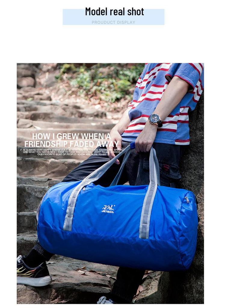 Large Capacity Waterproof Travel Bag - Foldable, Portable Fitness and Luggage Storage