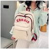 New Backpack Women Korean Style Minimalist College High School Couple Backpack Japanese Nylon Junior Backpack