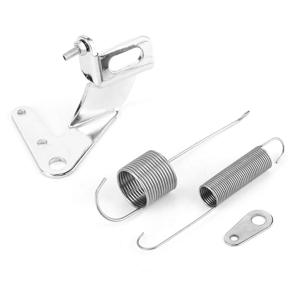 Car Carburetor Throttle Cable Bracket with Dual Return Spring Set Stainless Steel Parts