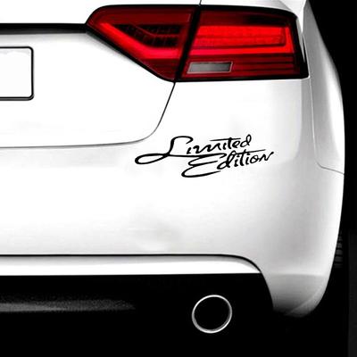 1 Stück Auto Styling Limited Edition Aufkleber Lustige Auto Auto Aufkleber Abzeichen Aufkleber Motorrad Dekor Aufkleber Auto Außenzubehör