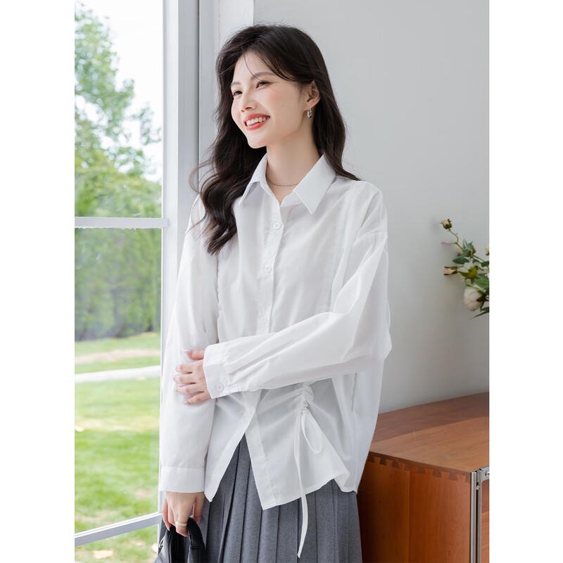 MOKANA Women's Fashion Long Sleeve Versatile Shirt