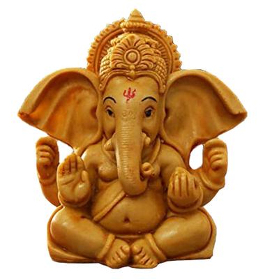 Ganesha Lucrat Manual Frumosul Idol Ganesha Figurine Piesa Centrală Sculptură Hindu Polirezină Bord Mașină Statuetă Ganesh Ji Maro
