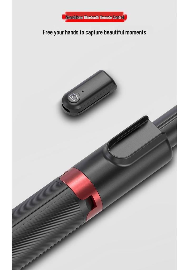 1.3m Bluetooth Selfie Stick Tripod with Remote Control for Live Broadcast and Photography.