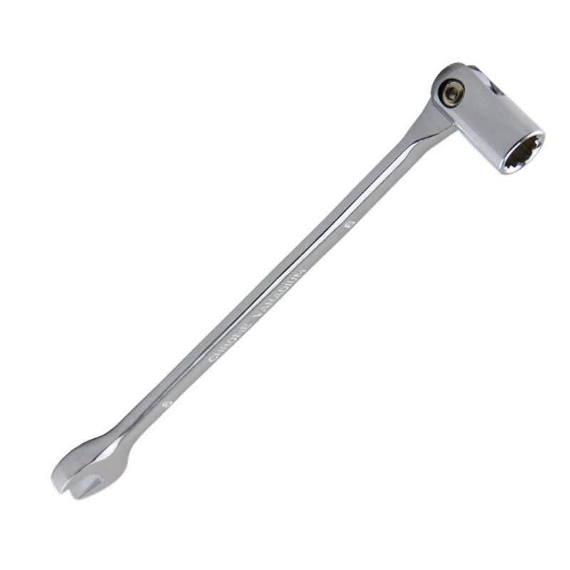 Berry Lion Adjustable Head Dual-Use Socket & Open-End Wrench