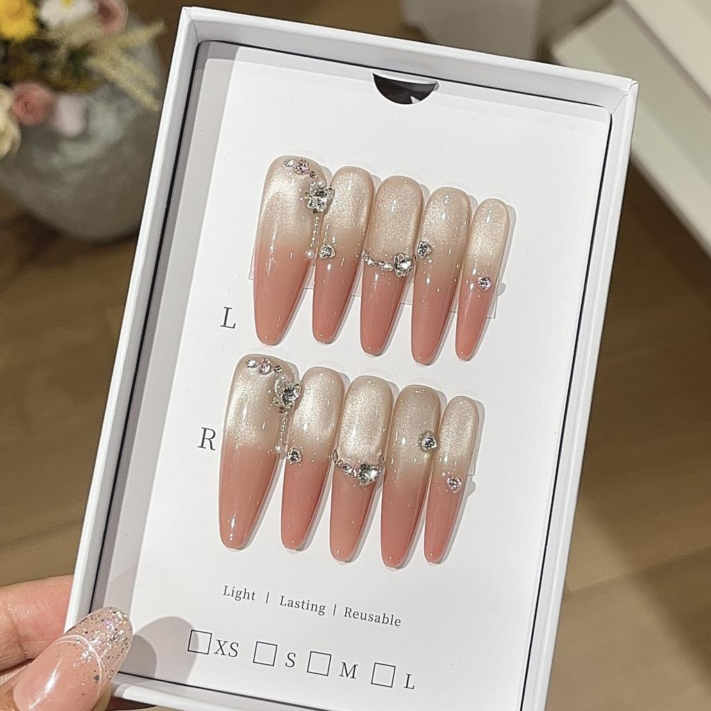 Berry Smoothie Spring and Gentle Rose Pink Flash Cat Eye Design Sticker Wear Armor