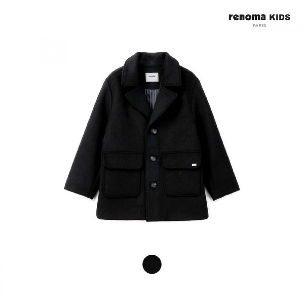 

Renoma Kids Пальто детское шерстяное черное однобортное R2511c001 02 blacks/150