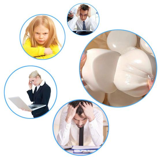 Soft Milk Yogurt Cake Squeeze Toy Slow Rising Stress Reliever Realistic Moist Soft Texture Decompression Gadget for Kids Adults