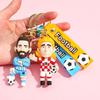 Portachiavi Immagine Stella del Calcio Decorazione Borsa Stella del Calcio Portachiavi Bambola Accessori Chiavi Auto Popolare per Uomini Regalo per Fan Prezzo all'Ingrosso