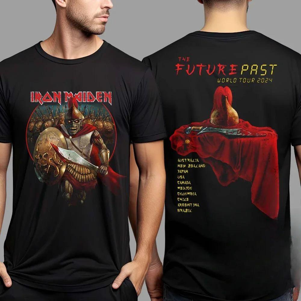 2025 Heavy Metal Band Motorcycle T-shirt for Men and Women Universal Short Sleeve Fashion Top Casual Brand Retro Hip Hop T-shirt