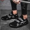 Hook Loop Barefoot Yoga Shoes Slip On Weight Lifting Shoes Men and Women Indoor Comprehensive Fitness Strength Training Shoes