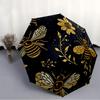 1pc Bee FloralAutomatic Open/close Umbrella, 8-Rib Sturdy Structure, Portable Travel Umbrella, Parties, Everyday Usec106