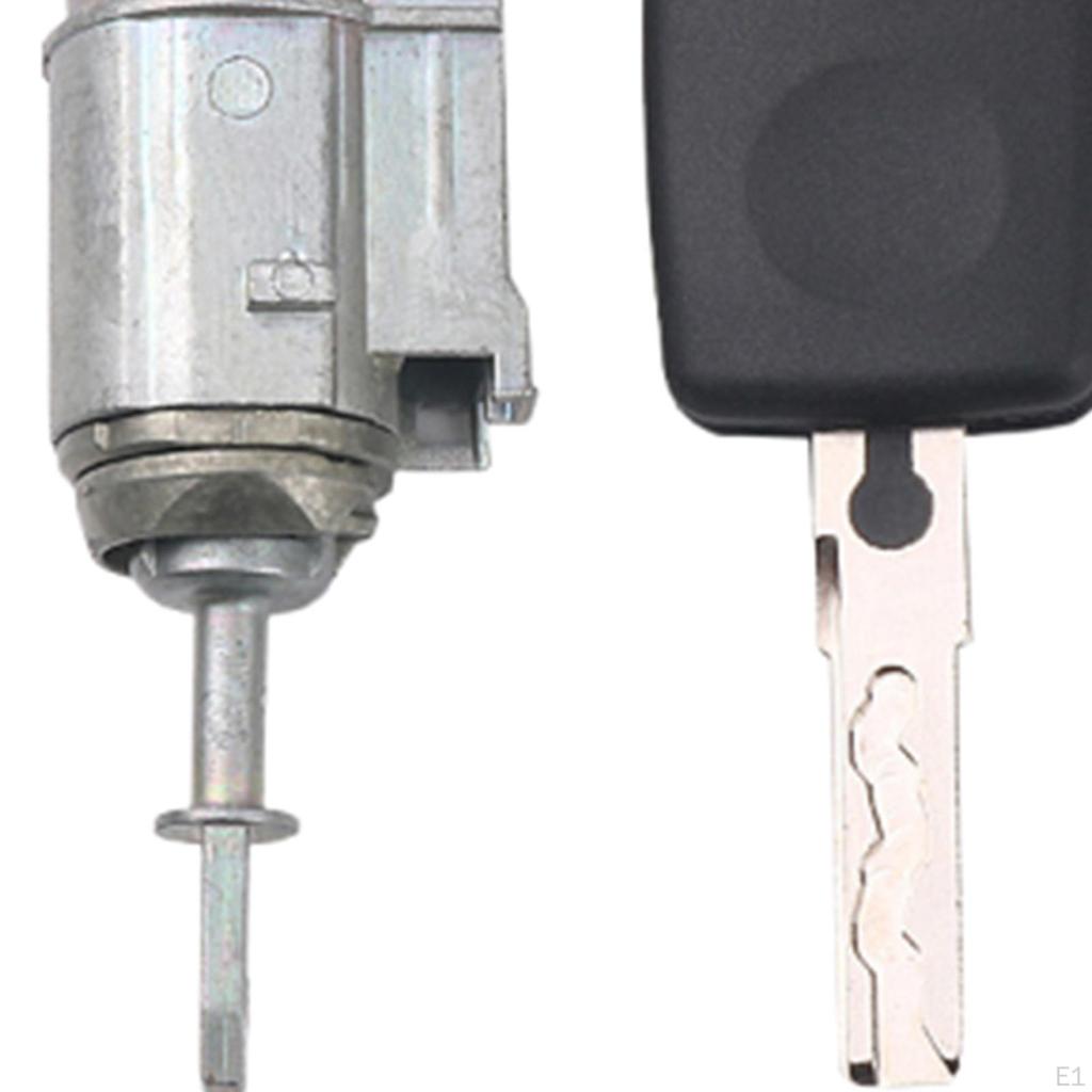 Car Left Door Lock Cylinder Key Set, , Driver Side, Metal Replace Parts, Easy Installation for A6