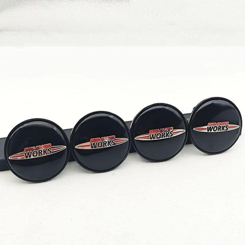 4Pcs 54mm Car Styling Wheel Center Hubcaps Replaced Cover For Cooper S JCW WORKS R55 R56 F55 F56 R57 R58 R59 R60 R50 Accessories