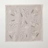 SATUR Angel Silk Scarf_Brown
