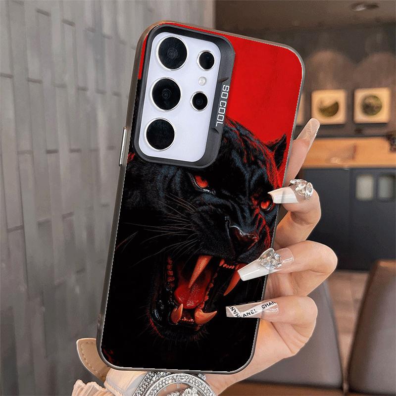 Black Panther Cool Animal Shockproof Phone Case for Samsung A17 A16 A15 A14 A37 A57 A36 A56 A26 A35 A55 A25 A34 A54 A24 A13 A23
