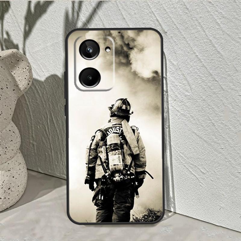

Firefighter Fireman Heroes Case For Realme 8 9 11 10 Pro Plus C11 C15 C25s C21Y C30 C31 C33 C35 C53 C55 GT Neo 5 3T 2T Realme 10 Pro