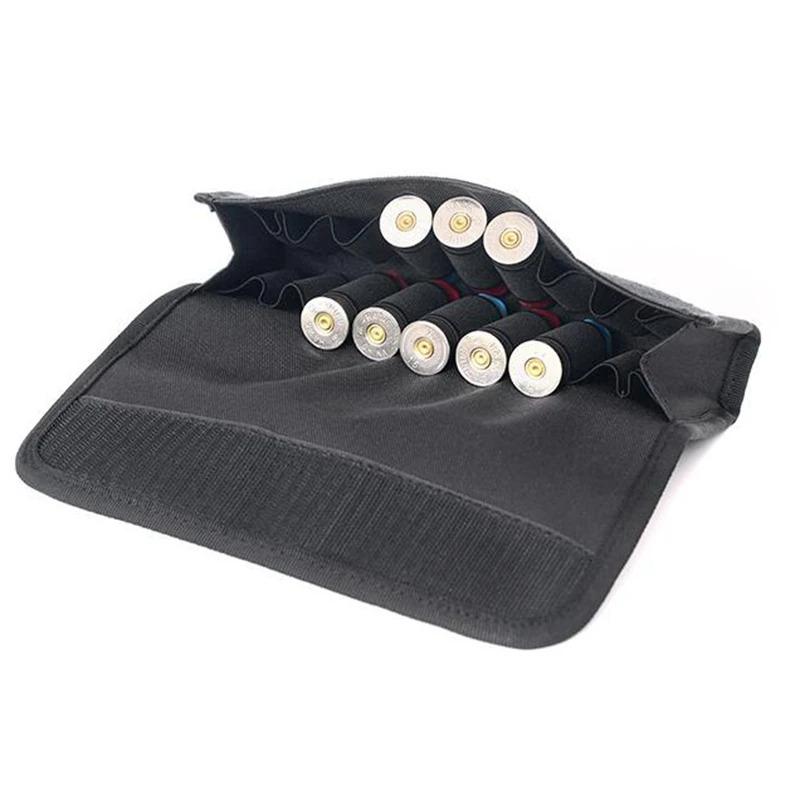 18 Round Tactical Shell Holder Ammo Bag Hunting Shooting Outdoor Molle Waist Bag 12/20 Gauge Shotgun Cartridges Bullet Pouch