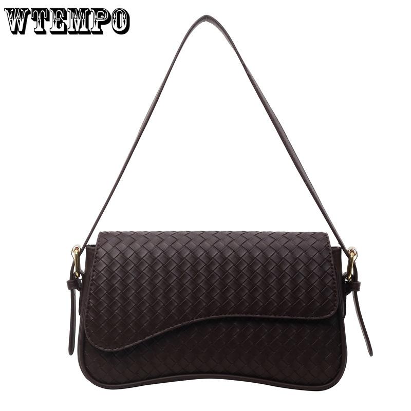 Klappe Magnetschnalle Schulter Umhängetasche Arbeit Pendler Mode Einfache Achselhöhle Kleine Quadratische Tasche Handheld Orgel Damentaschen