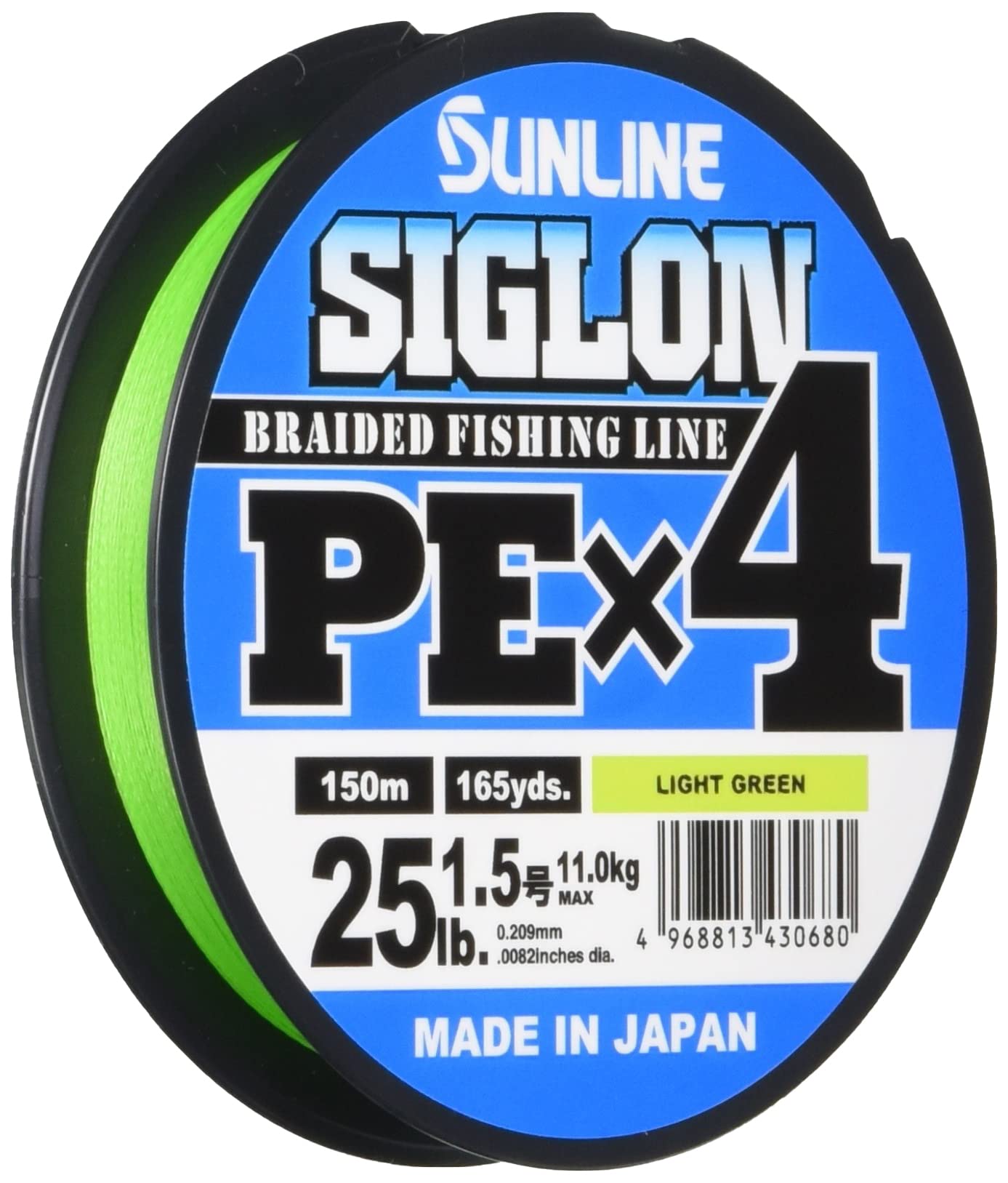 

SUNLINE Line Sigron светло-зеленый PE×4#1.5/25lb