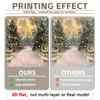 Christmas Tree Star Lights Sunset Decoration Background Winter Backdrop Decorations For Photo Studio Photo Booth Christams Party