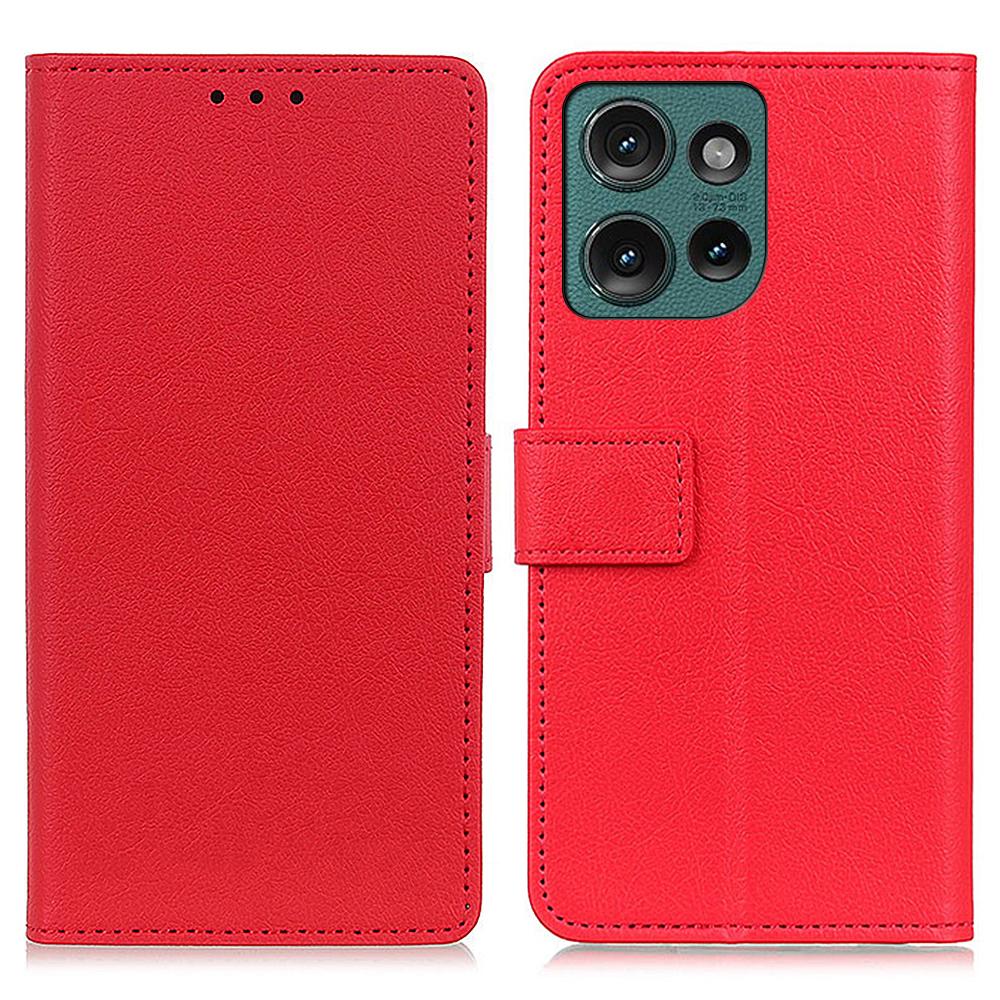 For Motorola Edge 50 5G Case PU Leather Stand Wallet Phone Cover