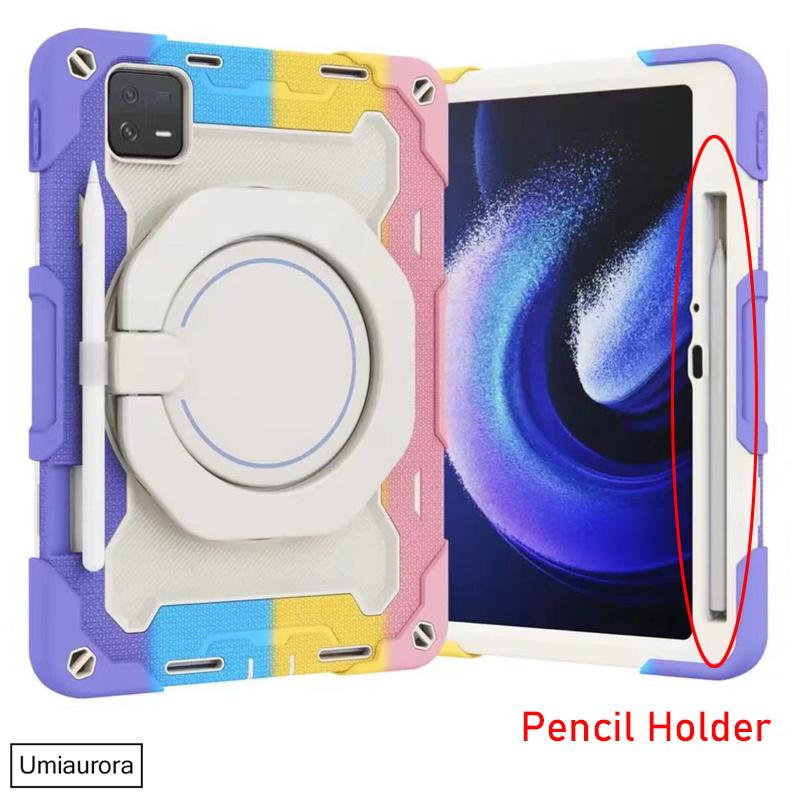 For Xiaomi Redmi Pad2 11 Inch SE 8.7 Pro 12.1 Pad 6 7 8 11.2 6S 7S Pro 12.5 Heavy Duty Rugged Tablet Case Stand Shockproof Funda