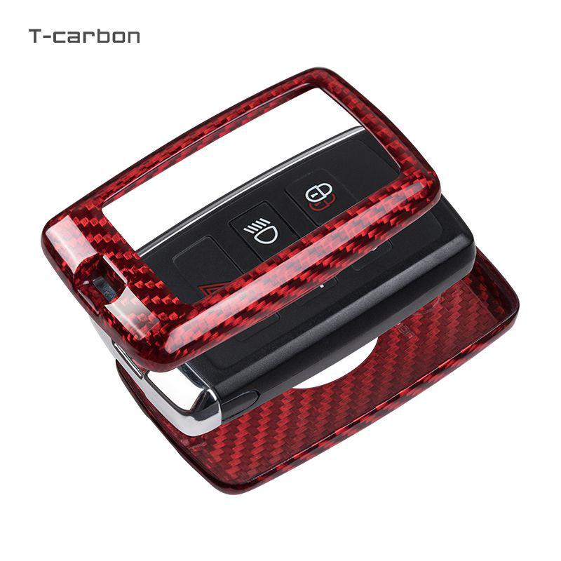 T-Carbon Carbon Fiber Key Shell for Land Rover & Jaguar XFL - Protective Cover