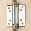 1Pcs Double Opening Door Hinge With Inner And Outer Thickened Spring Silent Hinges Automatic Closing Stainless Steel