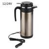 1000ML 12V/24V Stainless Steel Electric in Car Kettle Travel Thermoses Heating Water Bottle Electric in car Kettle in car Kettle