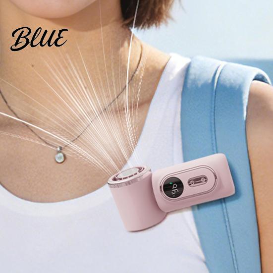 Outdoor Portable Fan Clip-on Handheld Mini USB Rechargeable Ice Cooling Personal for Office Travel Summer Device Air Circulator