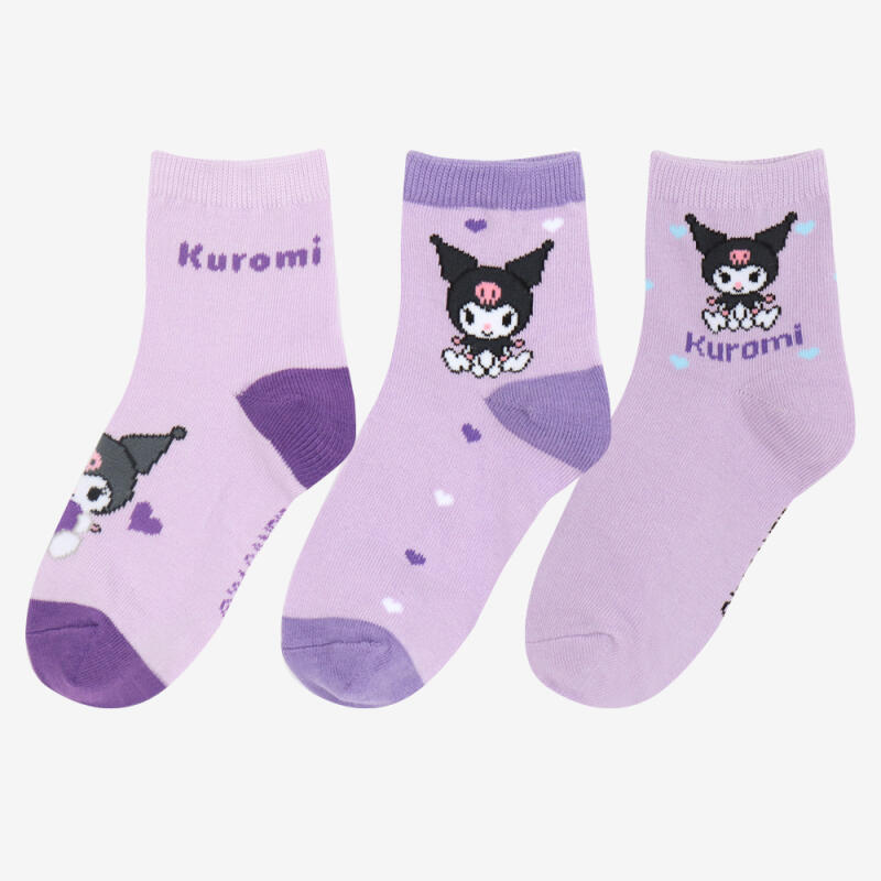Kuromi Kinder Zanhart Mittleres Holz 3-teiliges Set