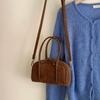 Autumn and Winter Suede Bag Women's Fashion Retro Portable Small Bag New Shoulder Messenger Bag Women